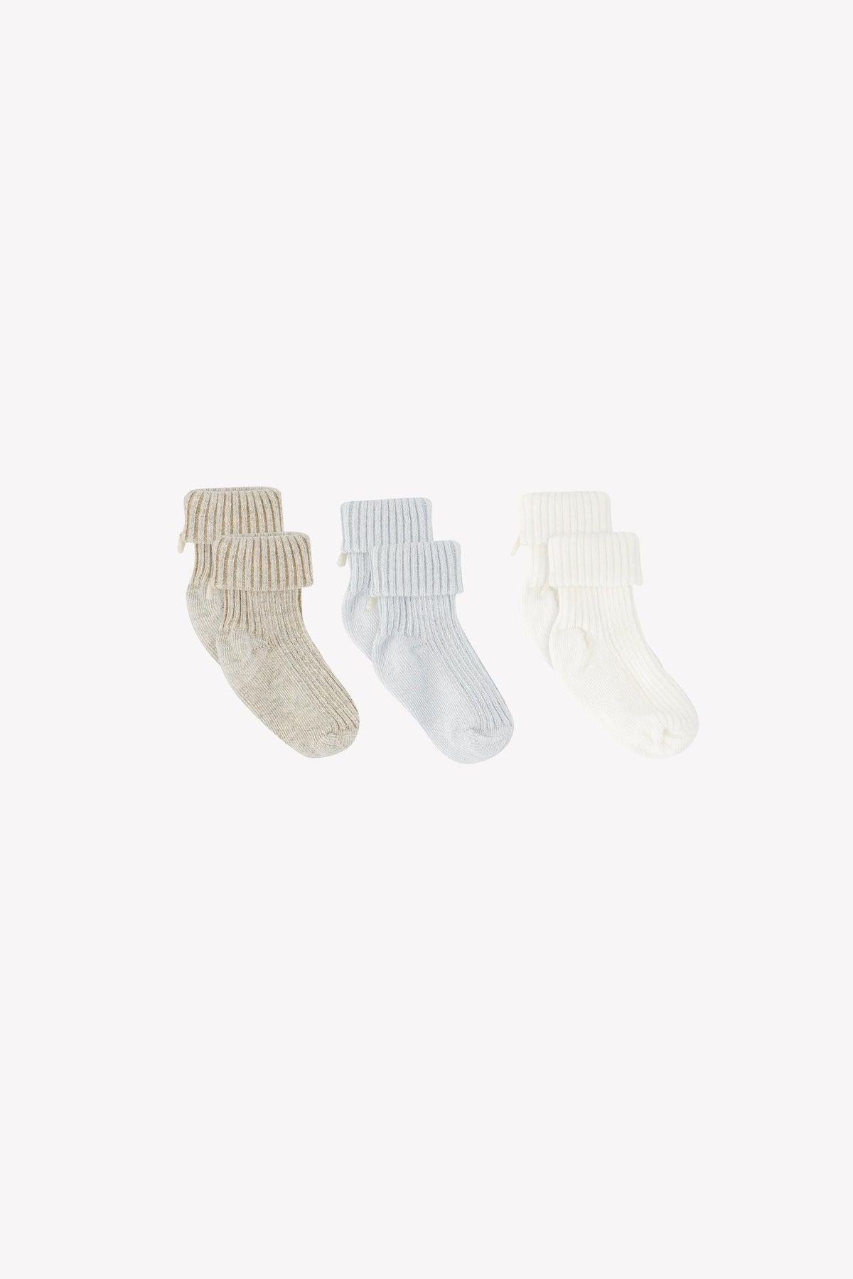 Kit chaussettes en laine - Bleu céleste