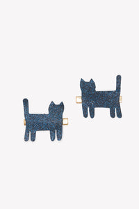 Barrette - Marine paillettes