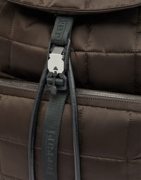 Sac à dos unisexe matelassé - Marrone Scuro