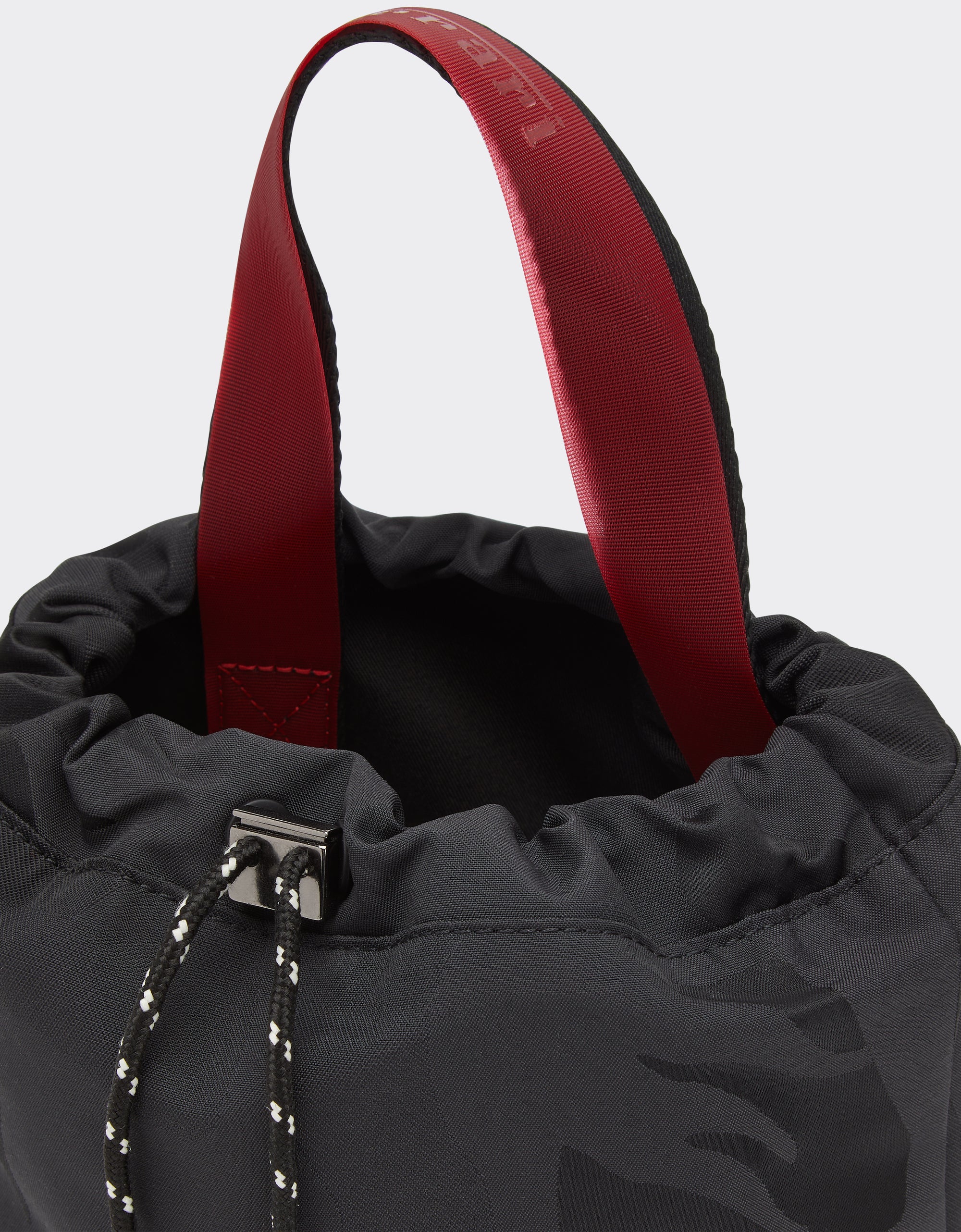 Sac seau unisexe avec motif Cheval Cabré - Nero