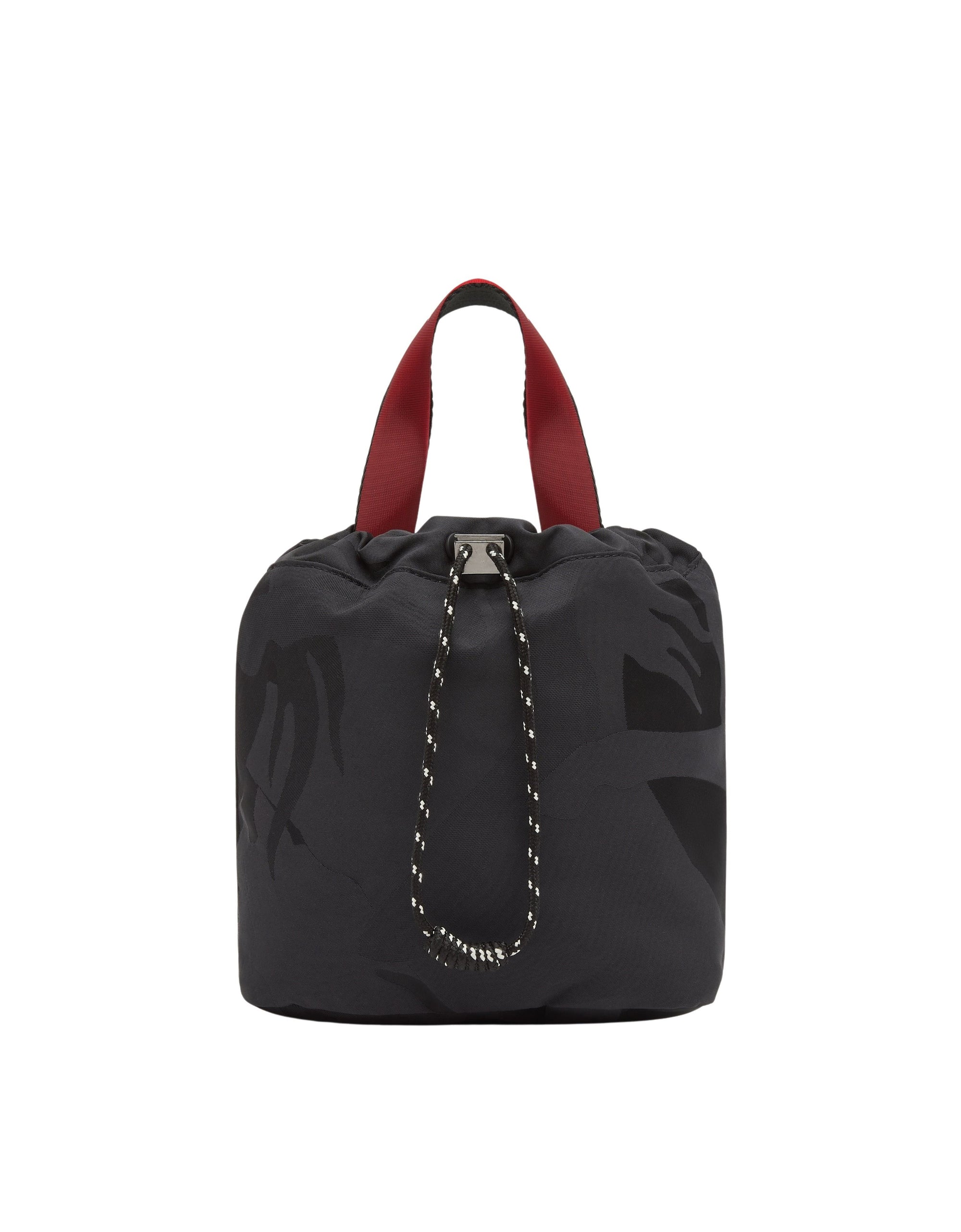 Sac seau unisexe avec motif Cheval Cabré - Nero