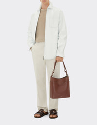 Sac seau unisexe en cuir - Cuoio