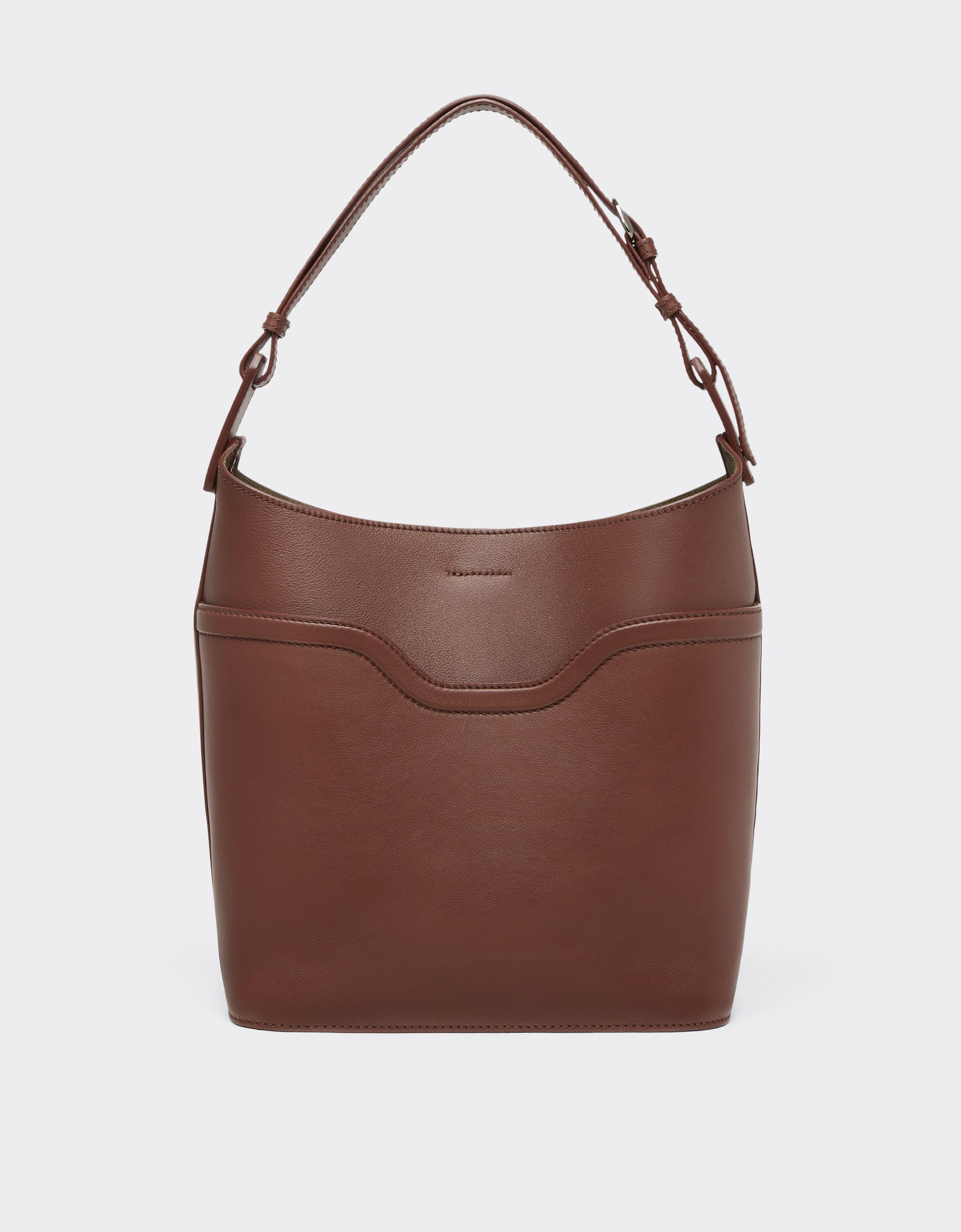 Sac seau unisexe en cuir - Cuoio