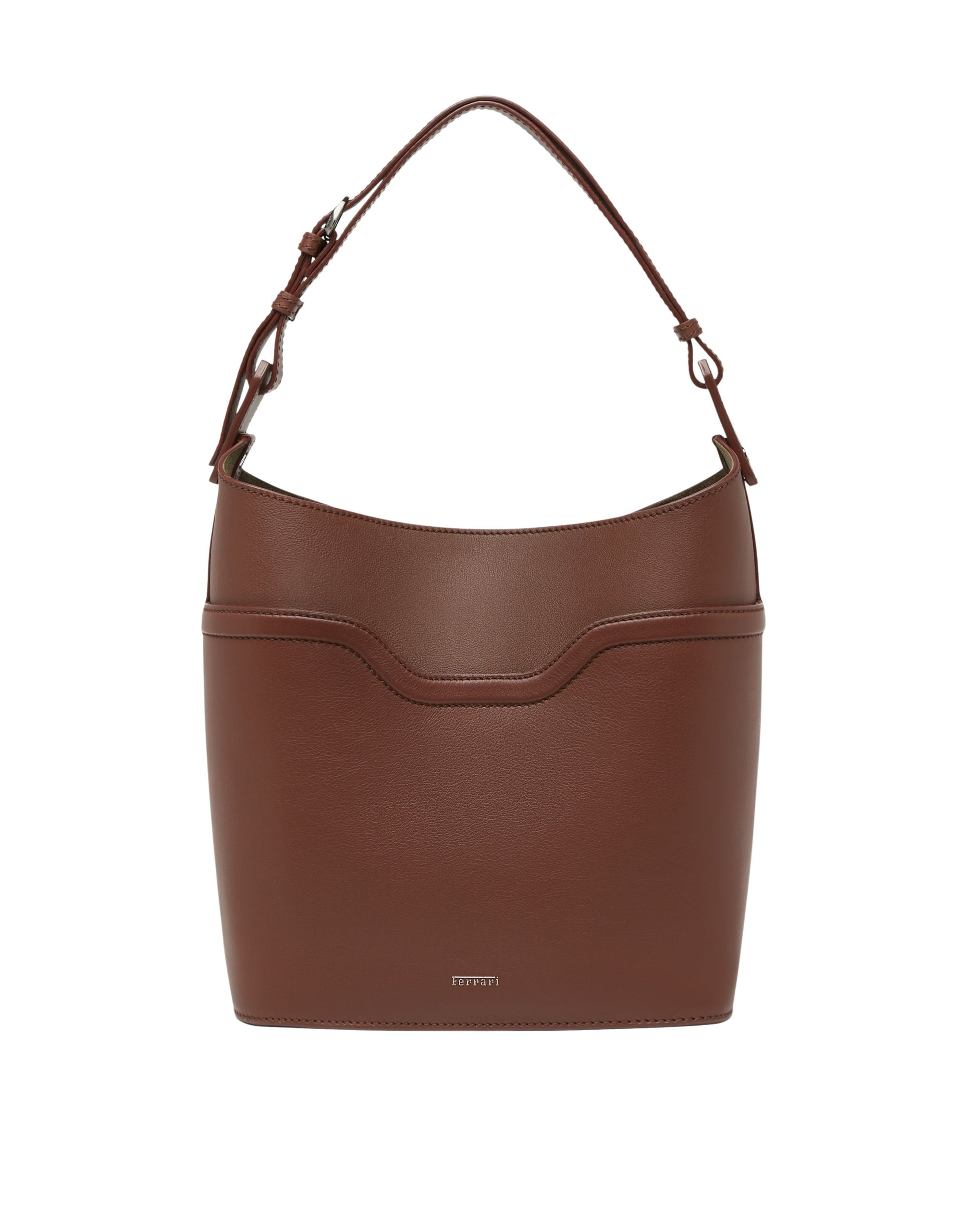Sac seau unisexe en cuir - Cuoio