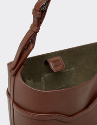 Sac seau unisexe en cuir - Cuoio