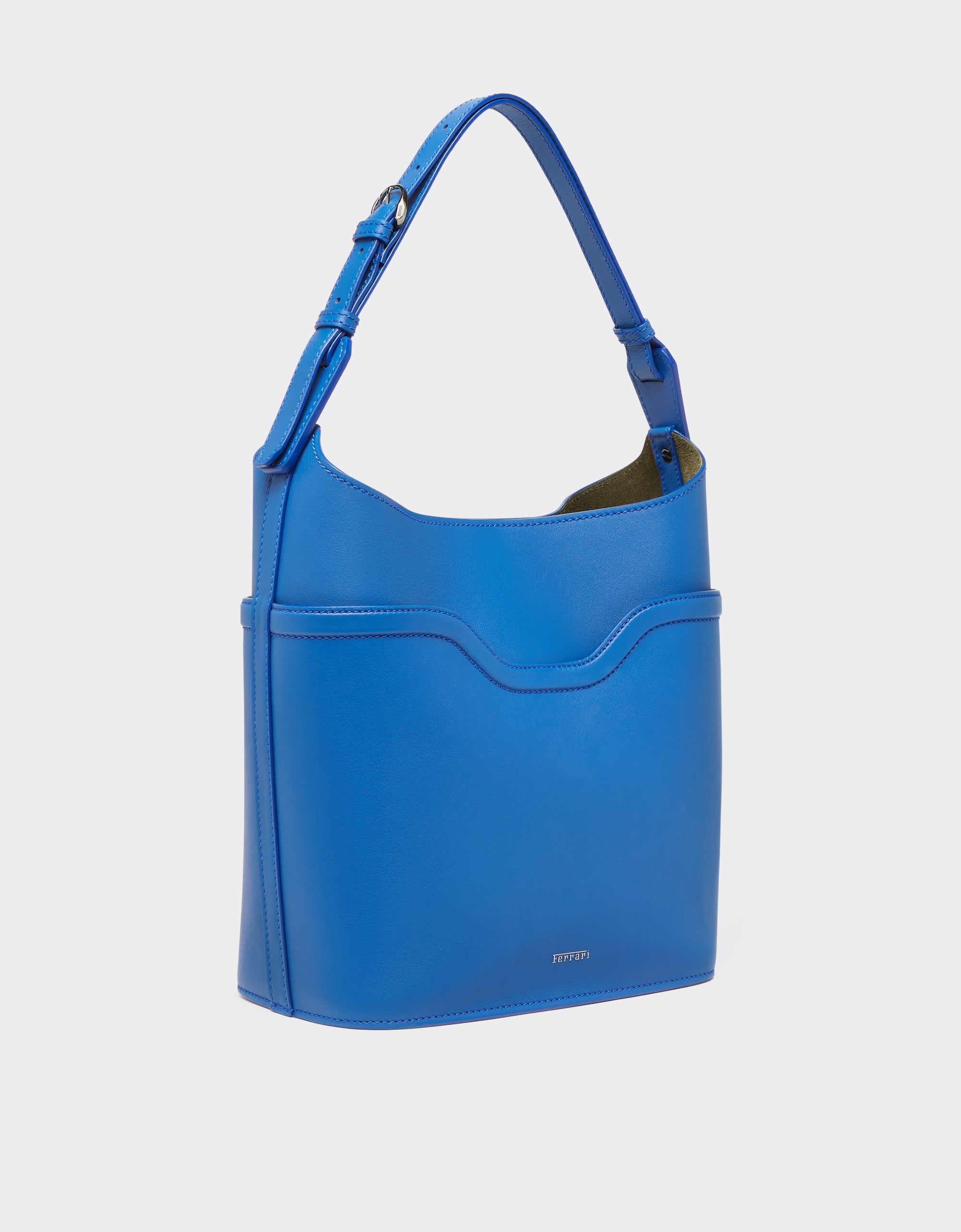 Sac seau unisexe en cuir - Blu Klein