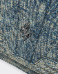 Sac à main unisexe Ferrari GT en denim - Dark Denim