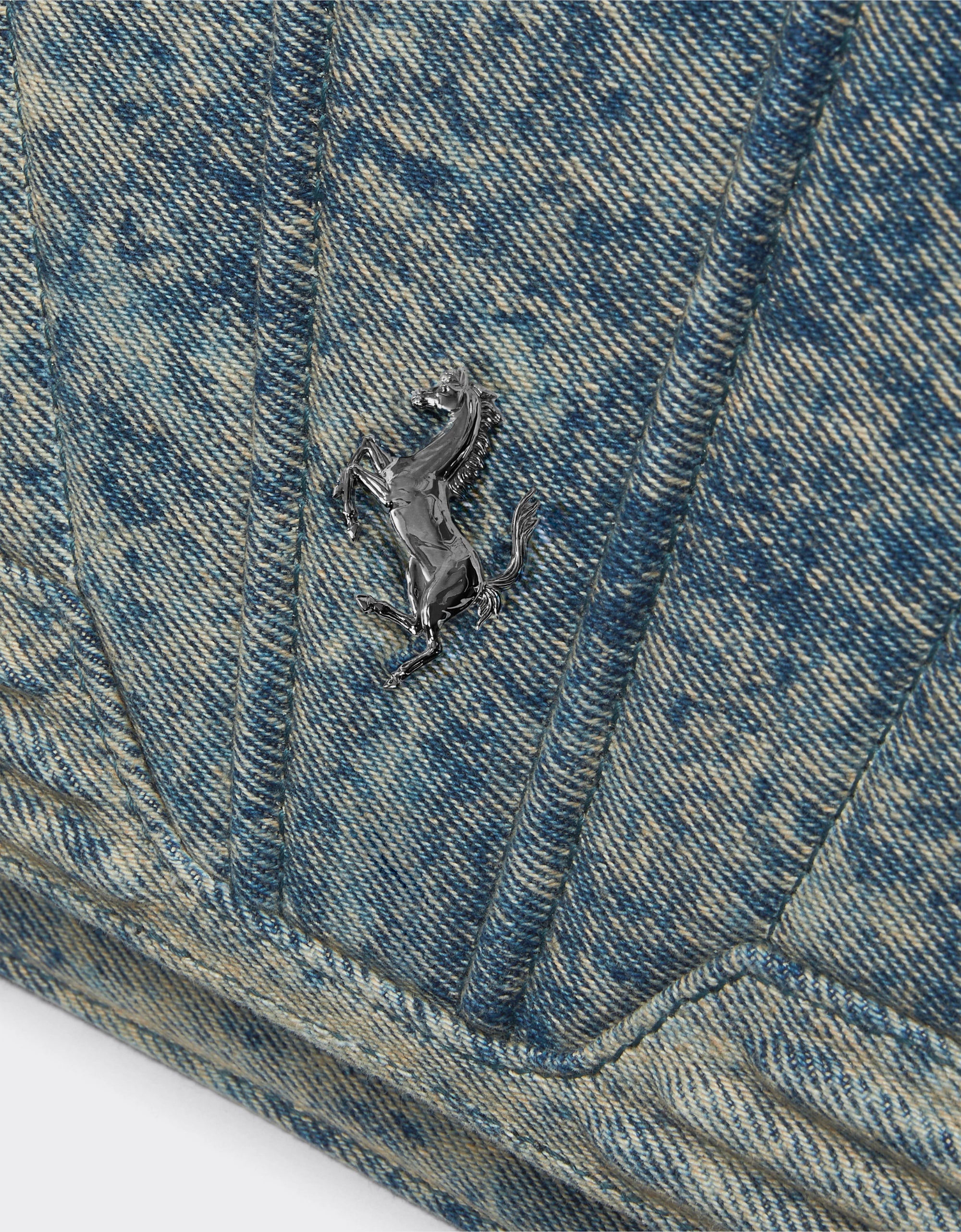 Sac à main unisexe Ferrari GT en denim - Dark Denim