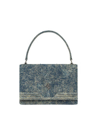 Sac à main unisexe Ferrari GT en denim - Dark Denim