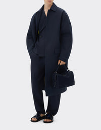 Sac unisexe Ferrari GT en cuir - Navy Blu