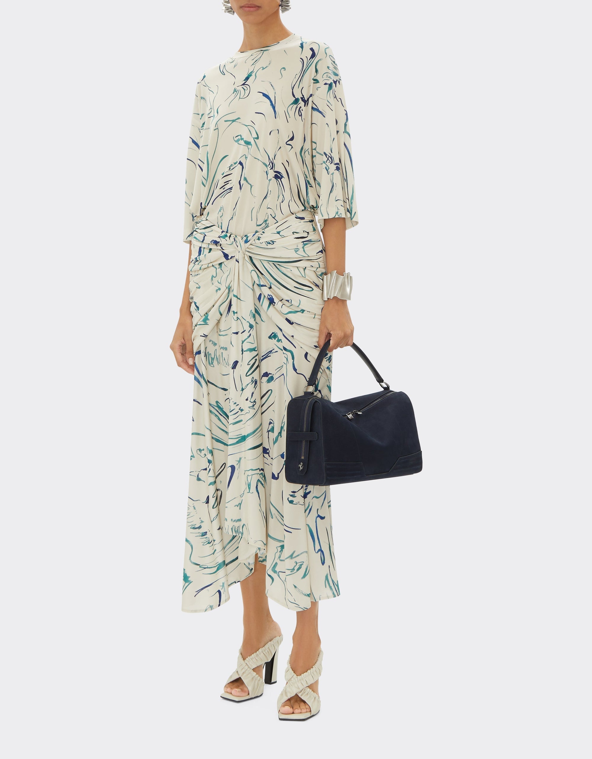Sac unisexe Ferrari GT en cuir - Navy Blu