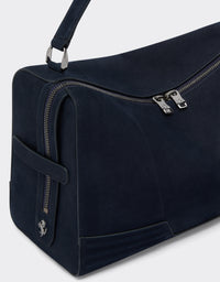 Sac unisexe Ferrari GT en cuir - Navy Blu