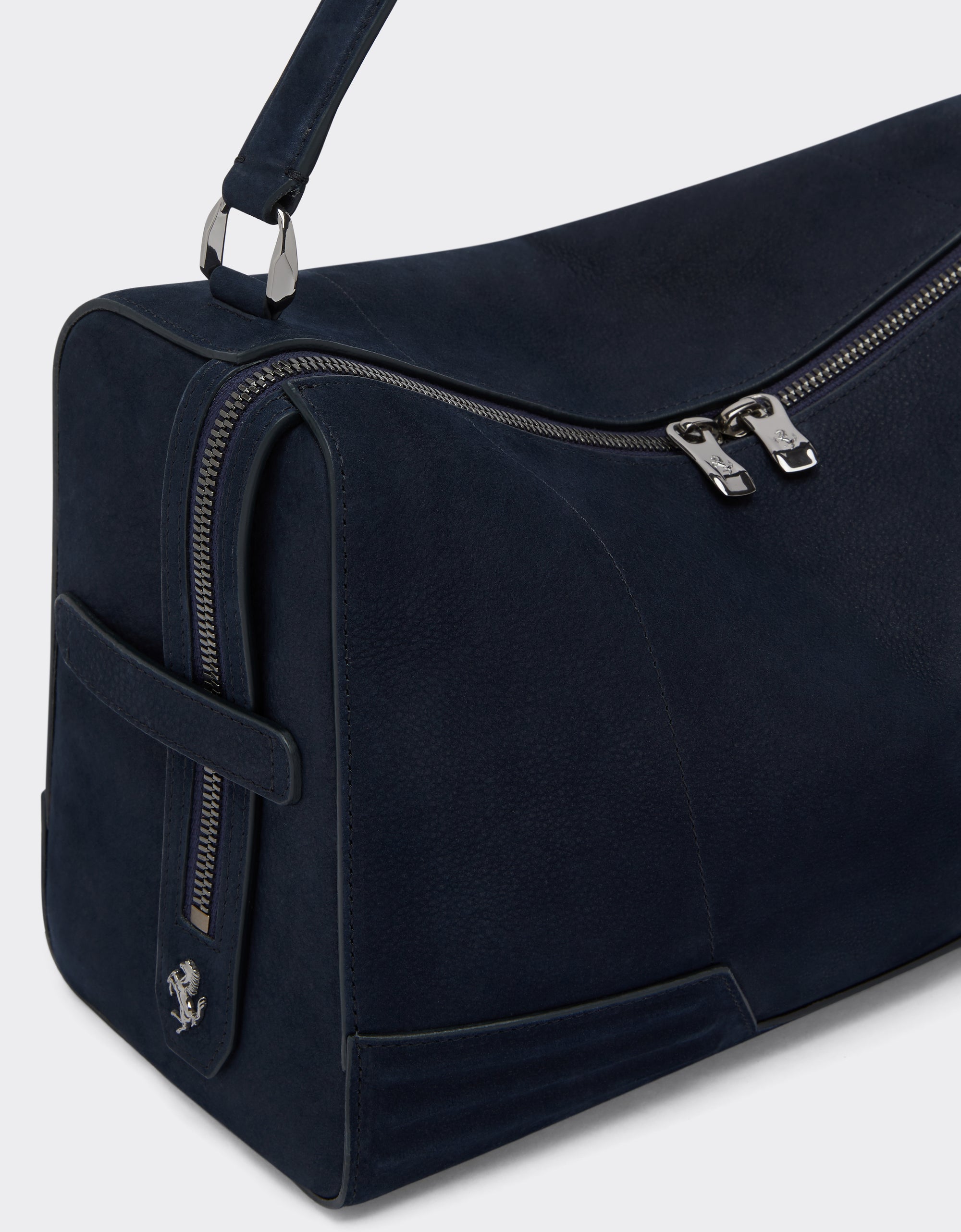 Sac unisexe Ferrari GT en cuir - Navy Blu