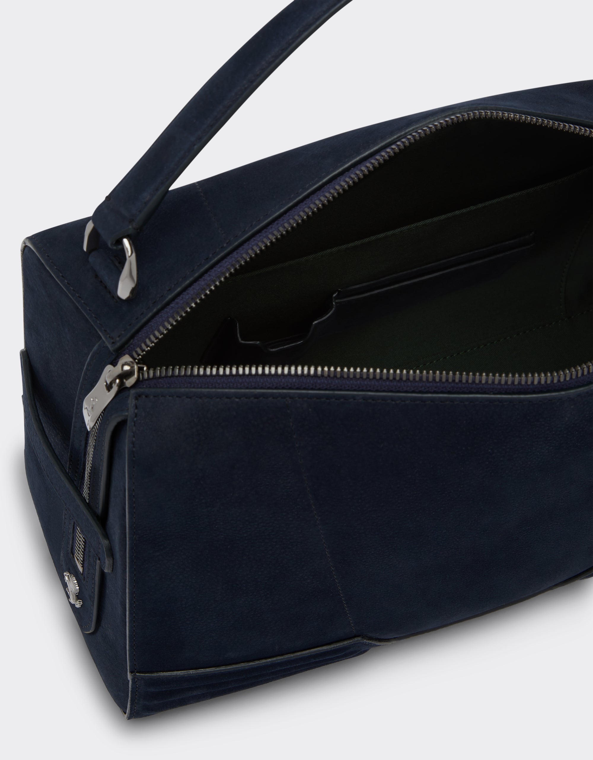 Sac unisexe Ferrari GT en cuir - Navy Blu