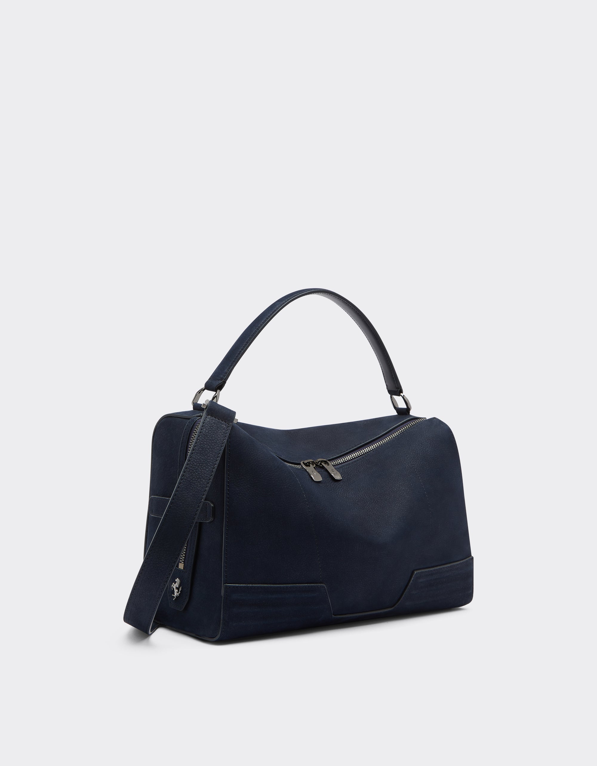 Sac unisexe Ferrari GT en cuir - Navy Blu