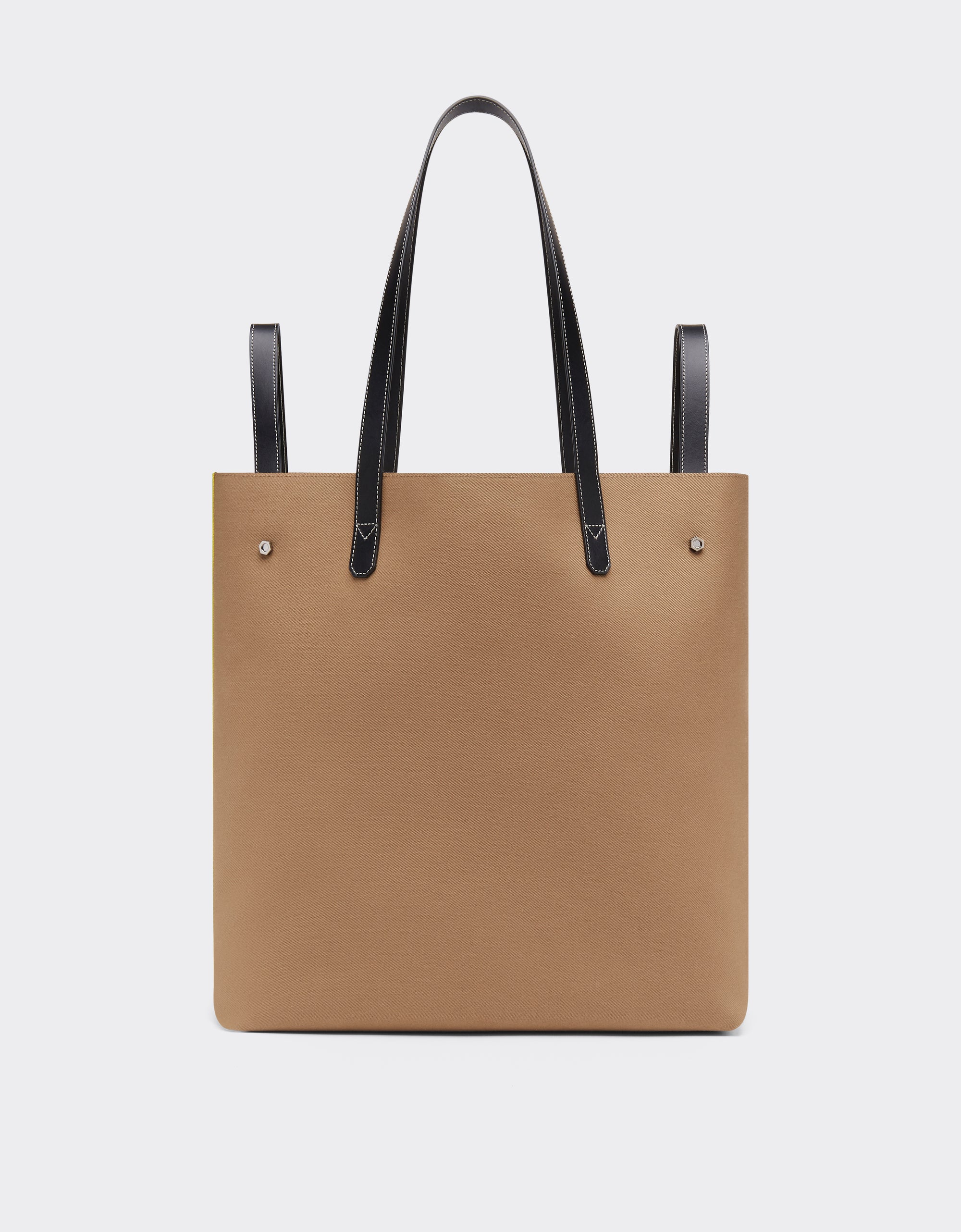 Cabas unisexe avec logo brodé - Dark Brown