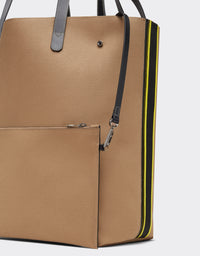 Cabas unisexe avec logo brodé - Dark Brown