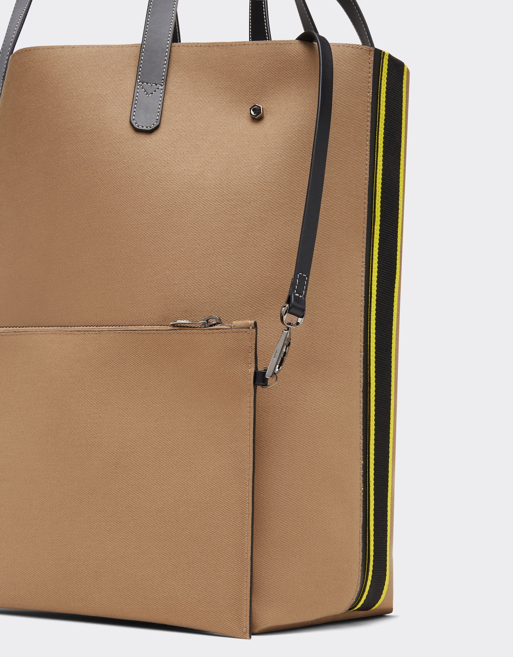Cabas unisexe avec logo brodé - Dark Brown