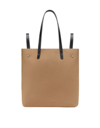 Cabas unisexe avec logo brodé - Dark Brown