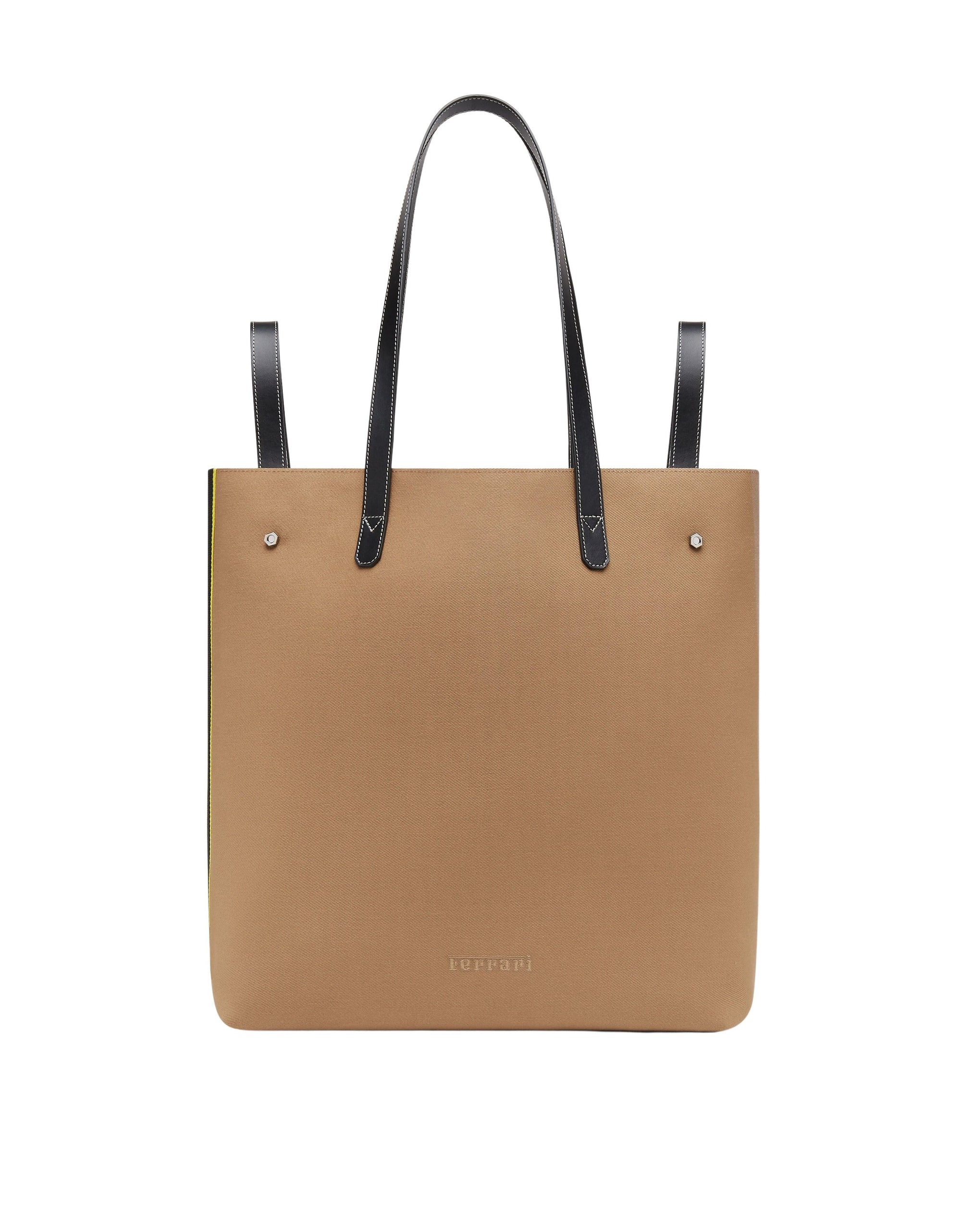 Cabas unisexe avec logo brodé - Dark Brown
