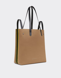 Cabas unisexe avec logo brodé - Dark Brown