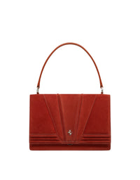 Sac à main unisexe Ferrari GT en cuir suédé - Terra Bruciata