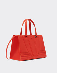 Sac à main unisexe Boston Ferrari GT en cuir - Rosso Dino