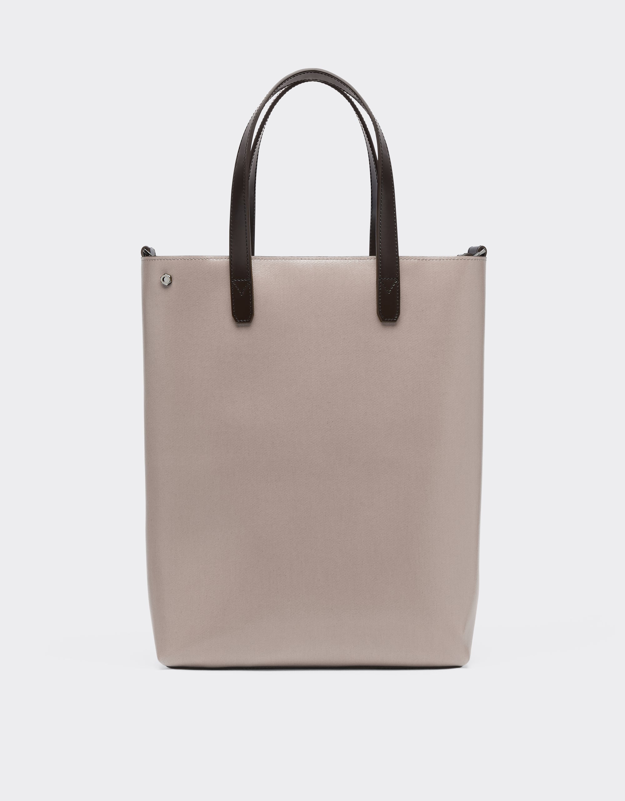 Cabas unisexe avec logo brodé - Dark Brown
