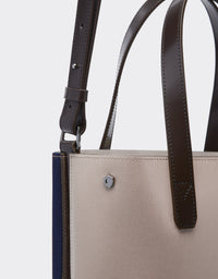 Cabas unisexe avec logo brodé - Dark Brown