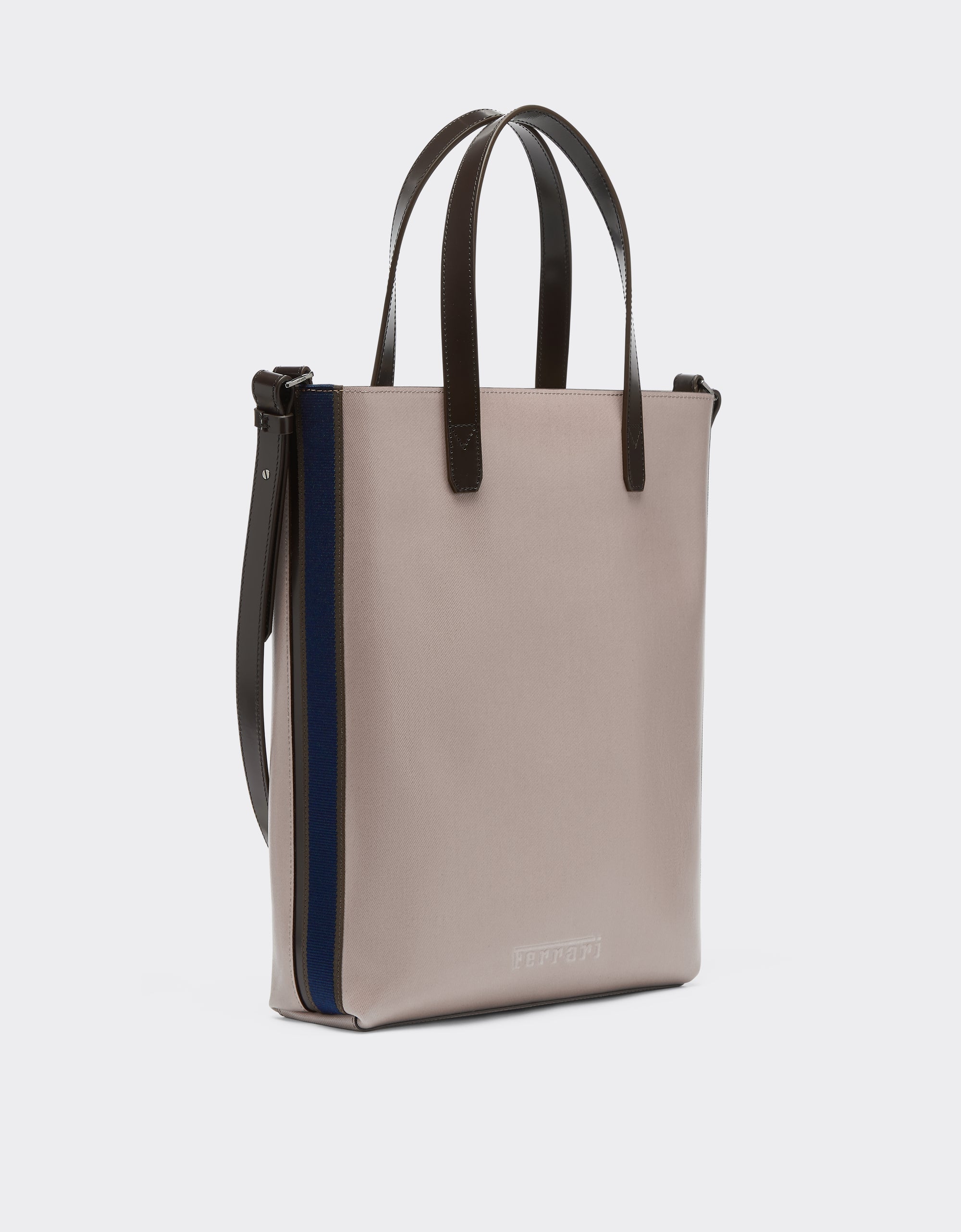 Cabas unisexe avec logo brodé - Dark Brown