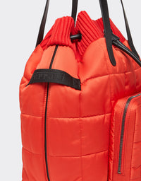 Sac seau unisexe matelassé - Rosso Dino