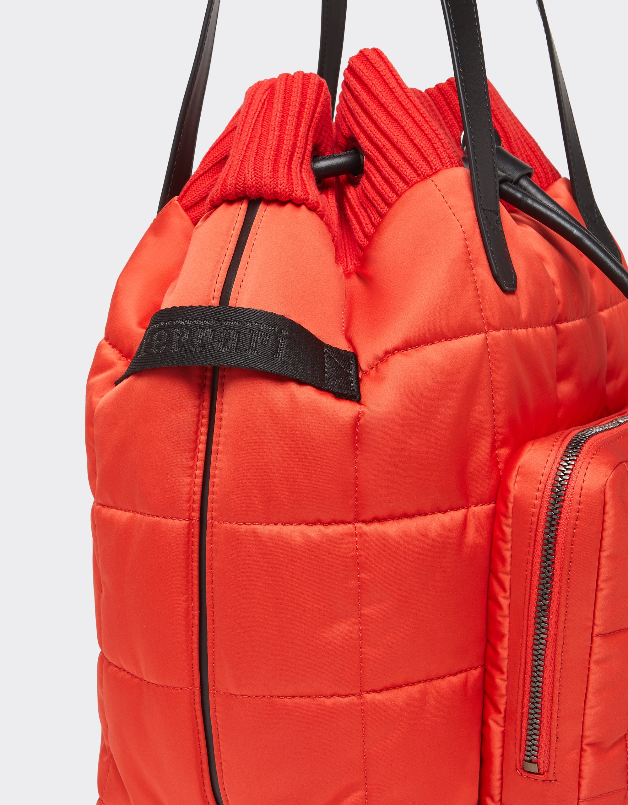 Sac seau unisexe matelassé - Rosso Dino