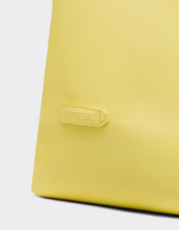 Cabas unisexe en cuir nappa lisse - Giallo Modena