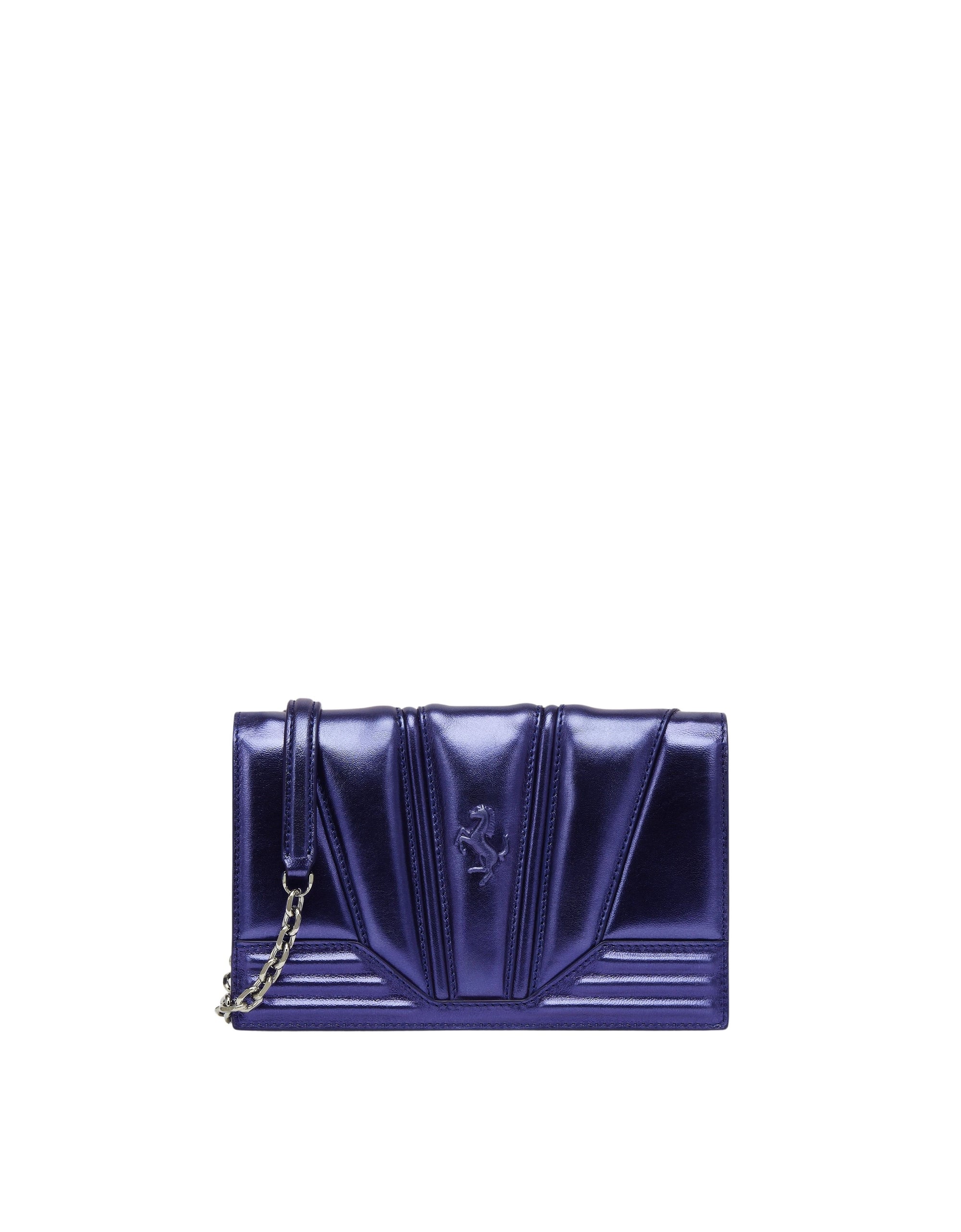 Sac avec chaîne unisexe Ferrari GT en cuir lamé - Carta Da Zucchero
