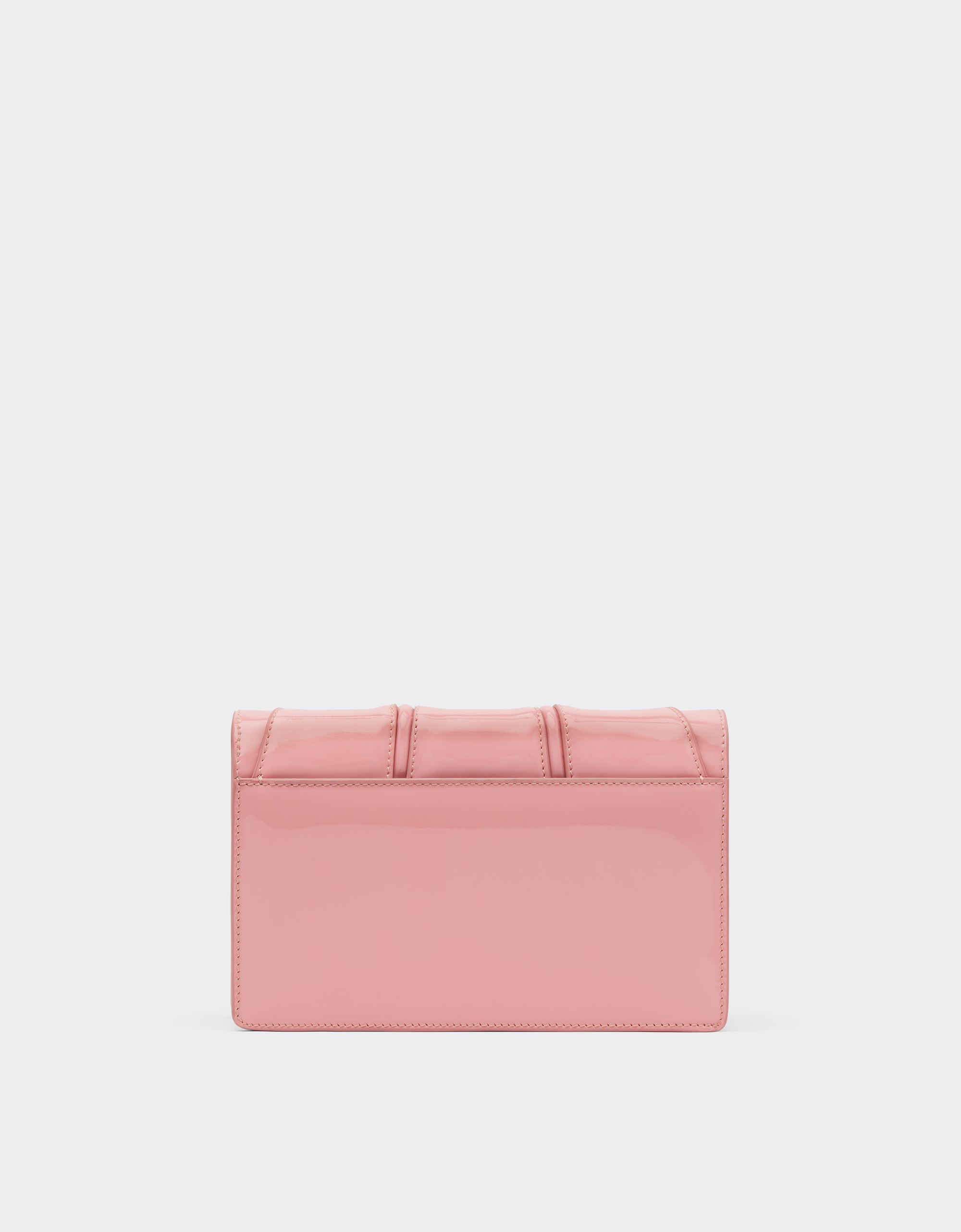 Sac avec chaîne unisexe Ferrari GT en cuir verni - Rosa