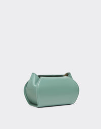 Mini sac Dino Ferrari en cuir - Verde Ficus