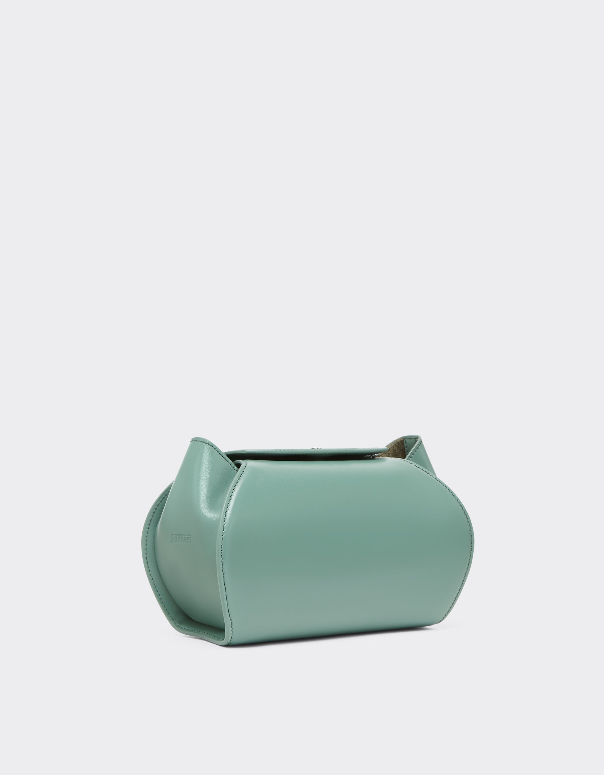 Mini sac Dino Ferrari en cuir - Verde Ficus