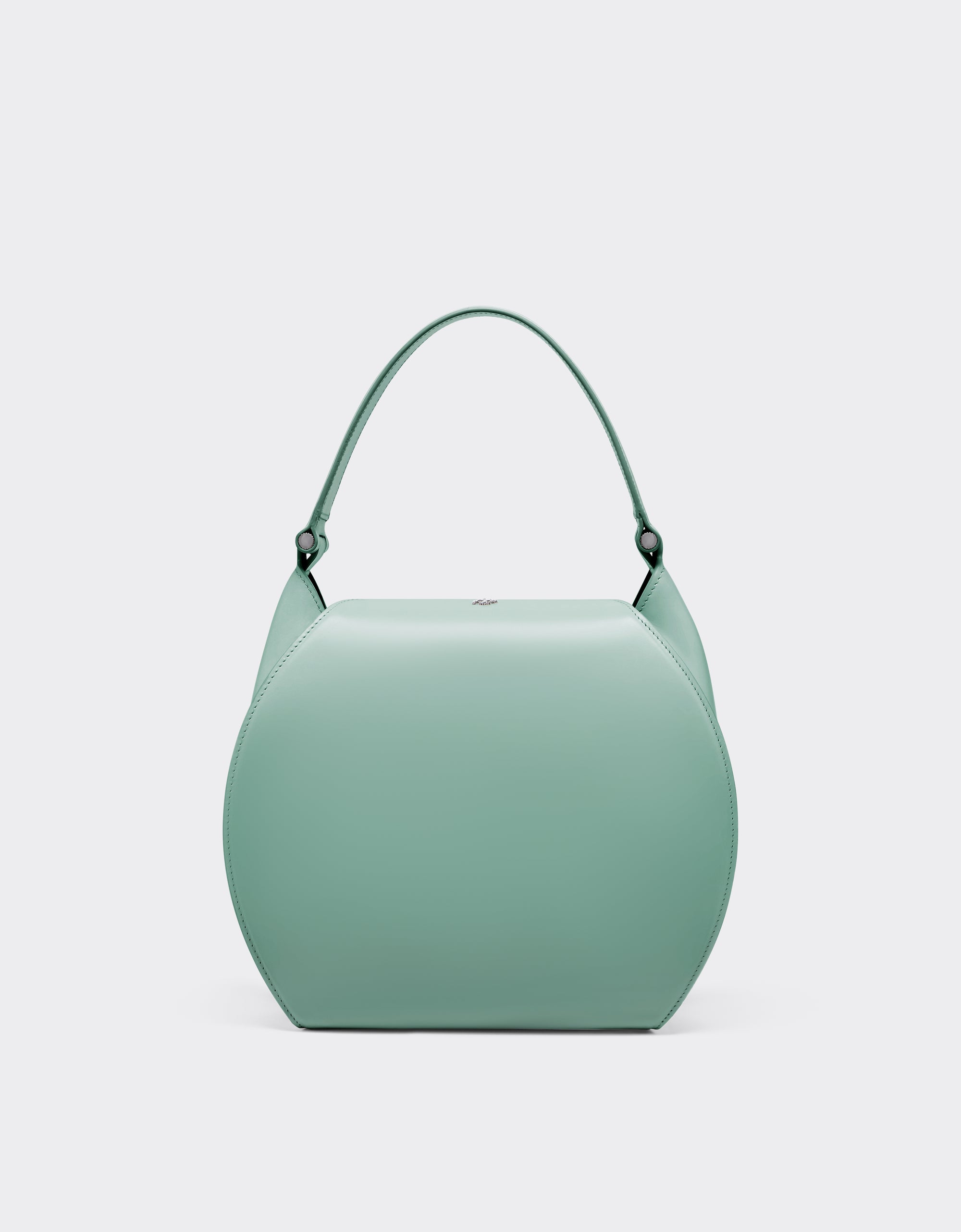 Sac hobo Dino Ferrari en cuir - Verde Ficus