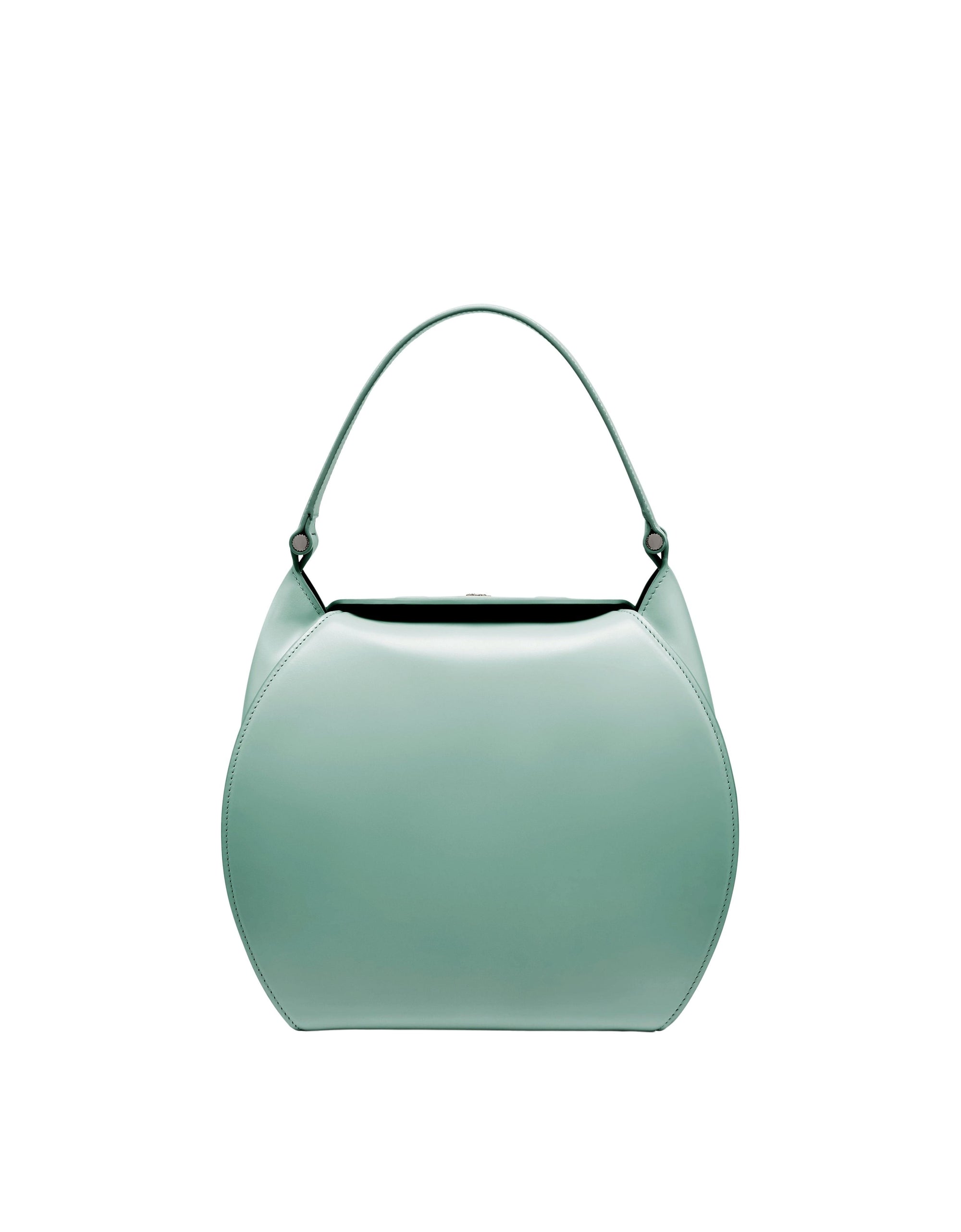 Sac hobo Dino Ferrari en cuir - Verde Ficus