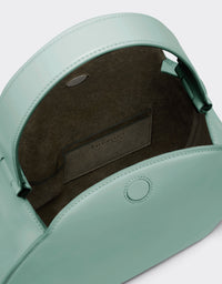 Sac hobo Dino Ferrari en cuir - Verde Ficus
