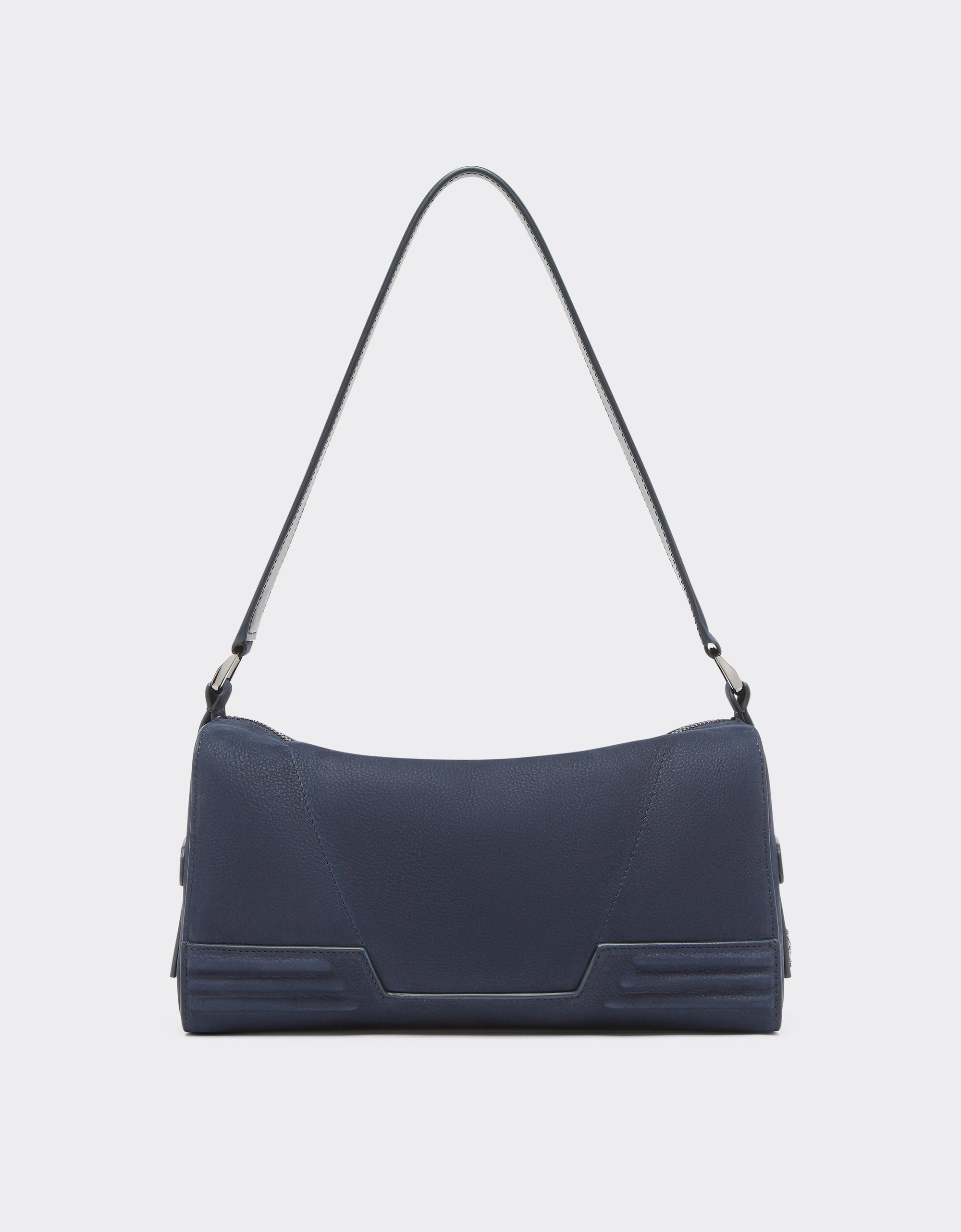 Sac bandoulière Ferrari GT en cuir - Navy Blu