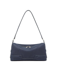 Sac bandoulière Ferrari GT en cuir - Navy Blu
