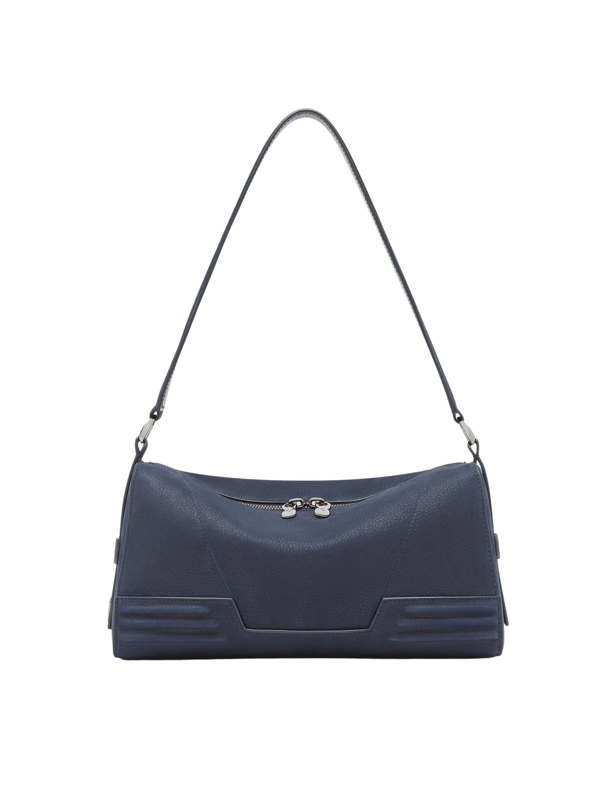 Sac bandoulière Ferrari GT en cuir - Navy Blu