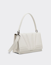 Sac à main Ferrari GT en cuir - Ecru