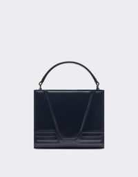 Sac à bandoulière  Ferrari GT en cuir - Navy Blu