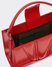 Sac à bandoulière Ferrari GT en cuir - Rosso Dino