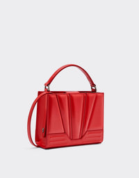 Sac à bandoulière Ferrari GT en cuir - Rosso Dino