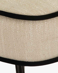 Chaise Wayne bicolore - Crème vanille