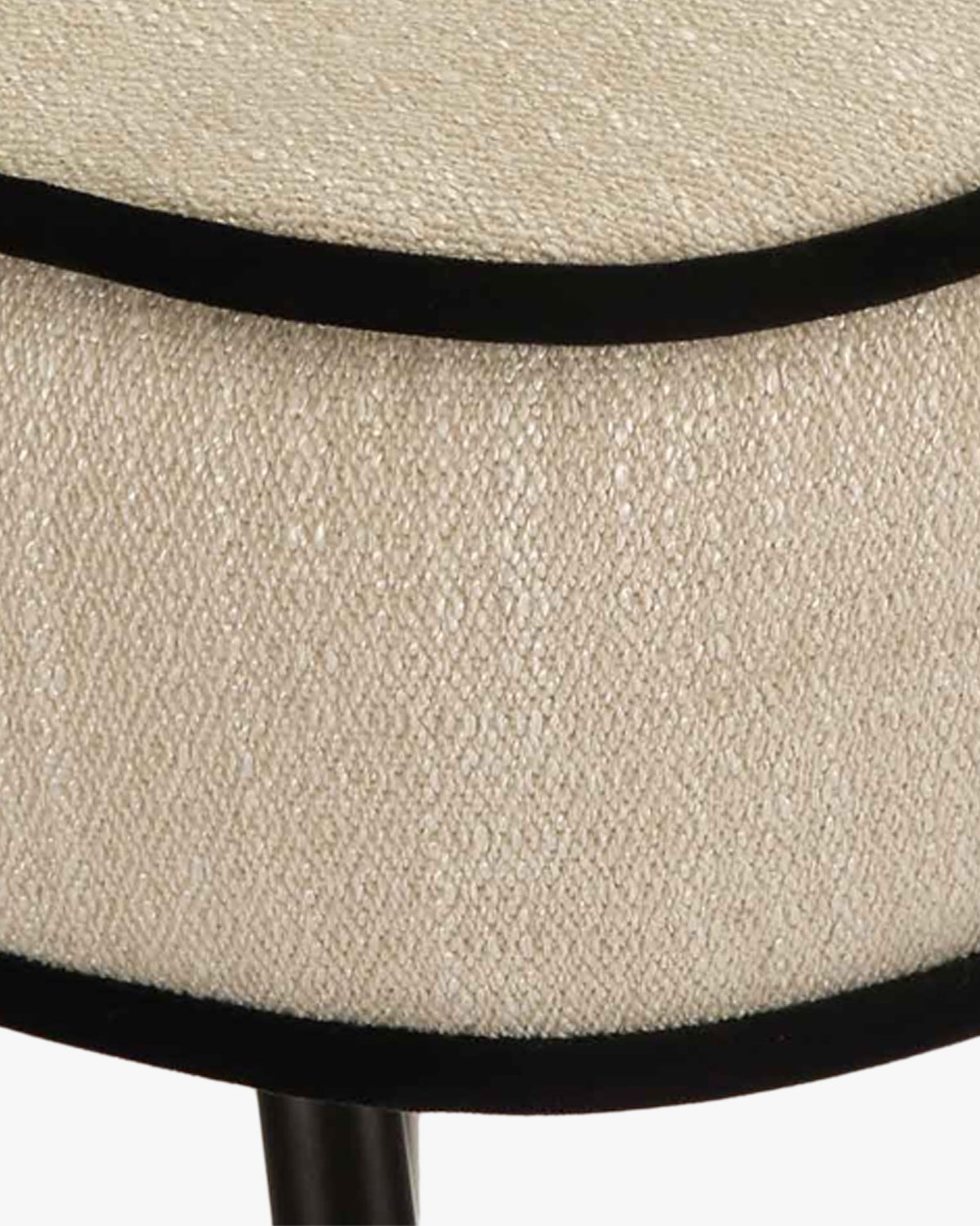 Chaise Wayne bicolore - Crème vanille