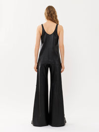 BASEPLUS_Black TROUSERS - Black
